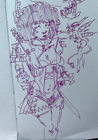 Quick Sketch (Half-Body)